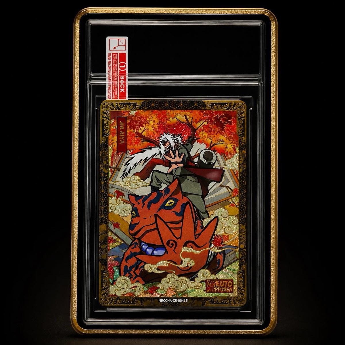 การ์ด Naruto Jiraiya ในตลับเกรด